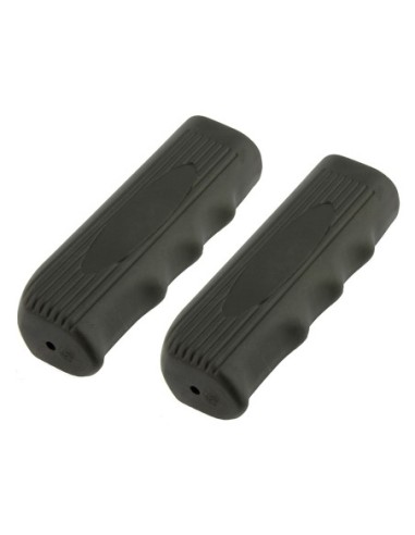 Custom Grips 7/8 long 116mm Kraton Rubber Black.